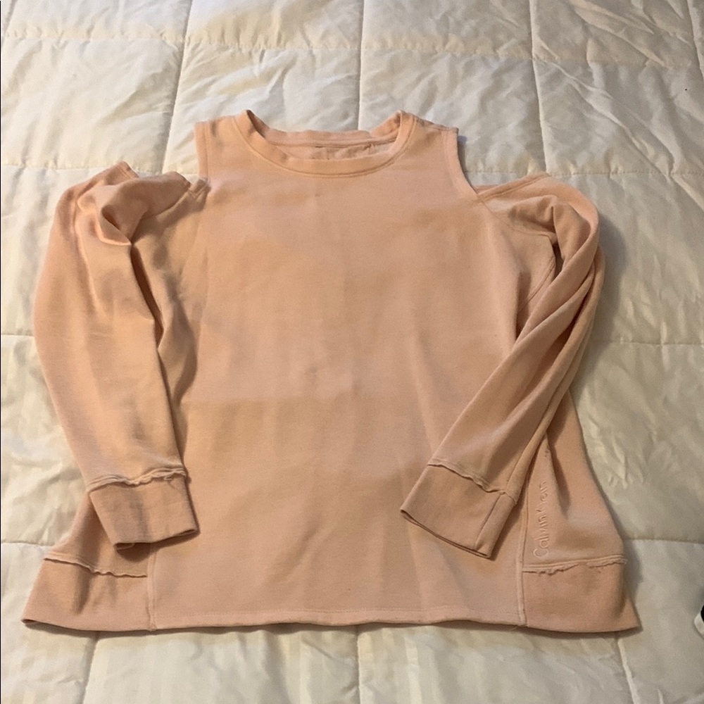 Calvin Klein Cold Shoulder Top